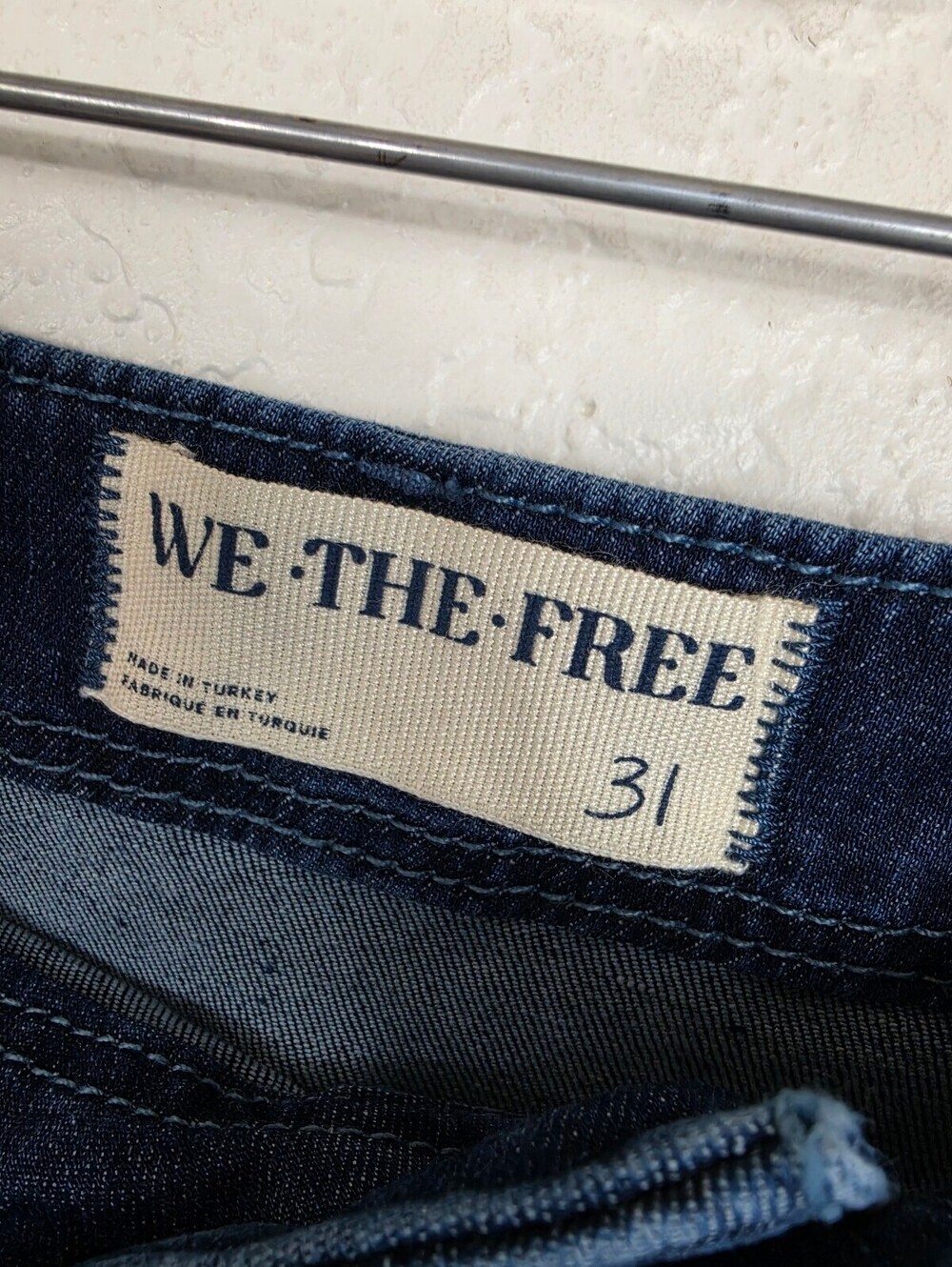 We The Free People Wide Leg Denim Jeans Size 31 - Picture 3 of 5